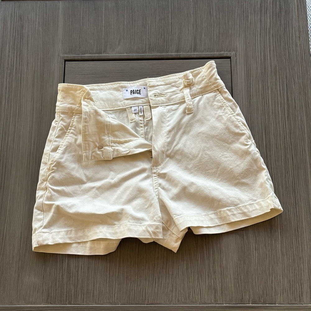 Creamy White PAIGE Shorts